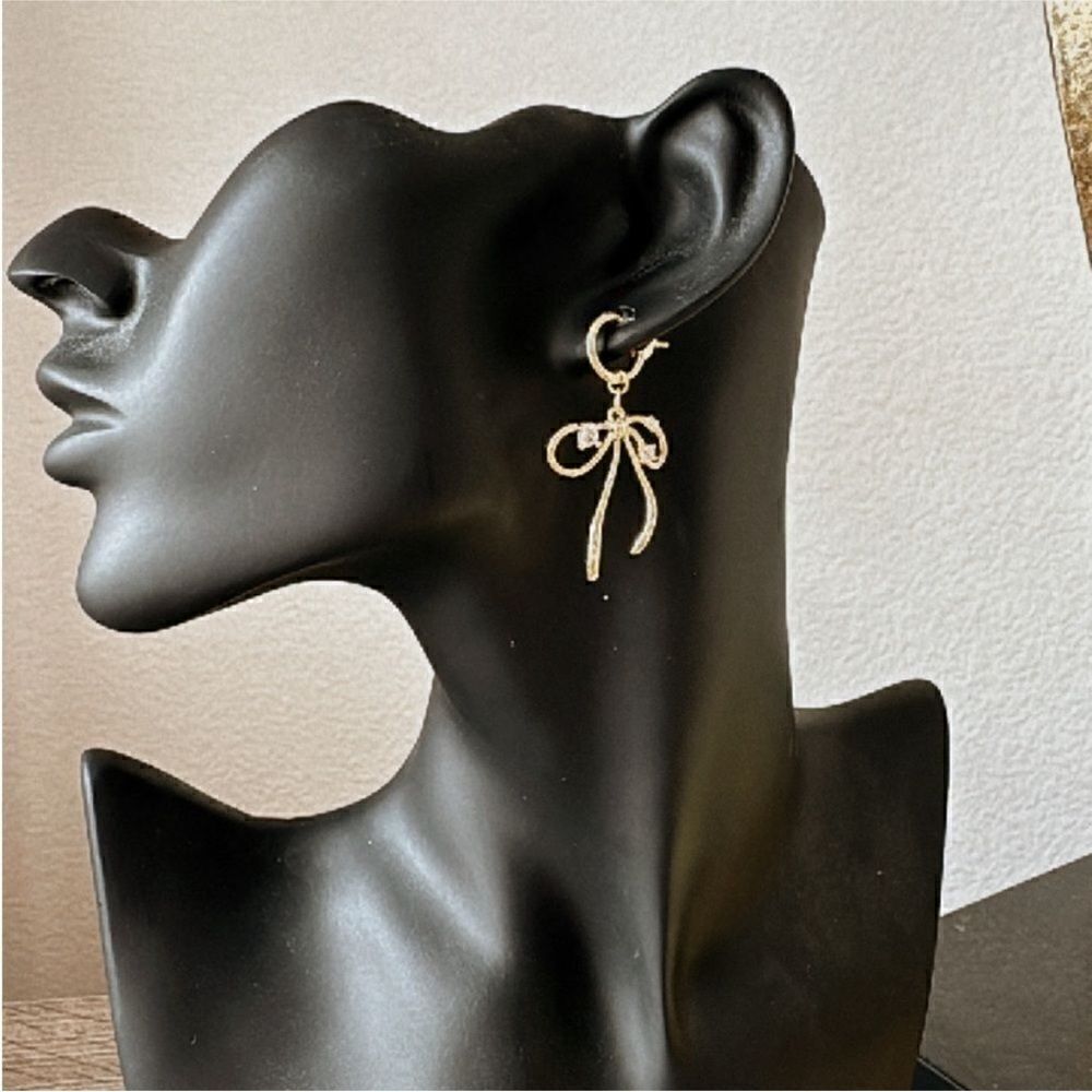 Bohemian hoop earrings N464 - Picture 4 of 4